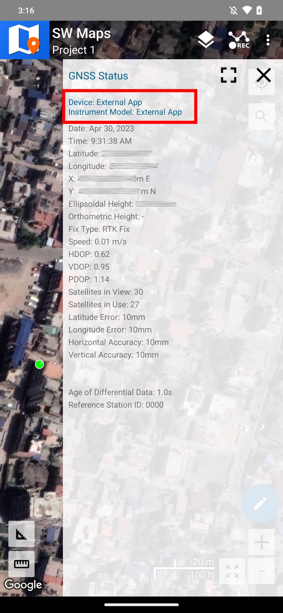 Conmutador de enlace SW Maps